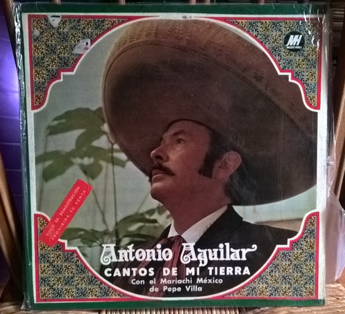 Antonio Aguilar Cantos De Mi Tierra Lp Promo / Kktus