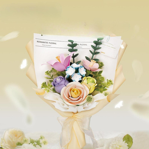 Kit De Construcción De Ramas De Flores Con Embalaje Hacer