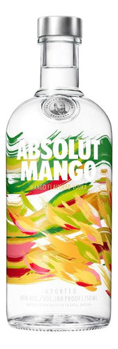 Pack De 4 Vodka Absolut Mango 750 Ml