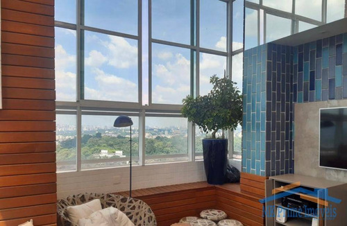 Imagem 13 de 15 de Linda Cobertura Duplex No Town Home Lorian, Sala Com Pé Direito Duplo!!! - 3369