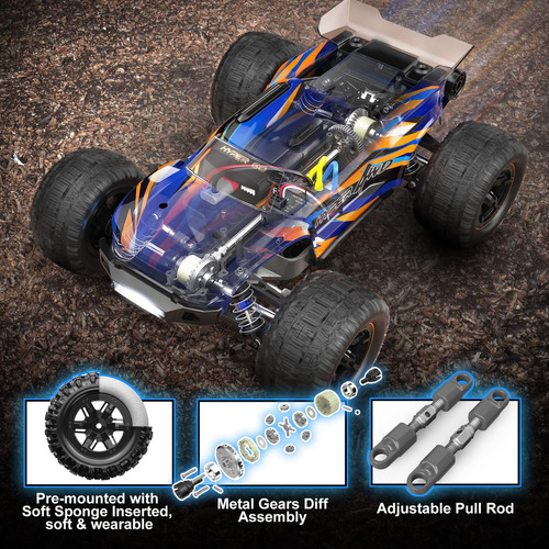 Auto Hyper Go H16dr Con Mando A Distancia, Escala 1:16, 4wd