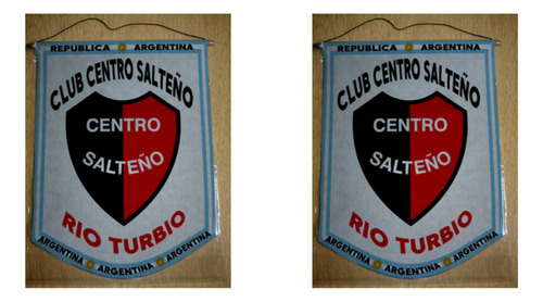 Banderin Chico 13cm Club Centro Salteño Rio Turbio