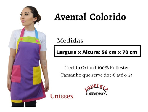 Avental Monitor Recreador - Buffet Infantil, Casa De Festas