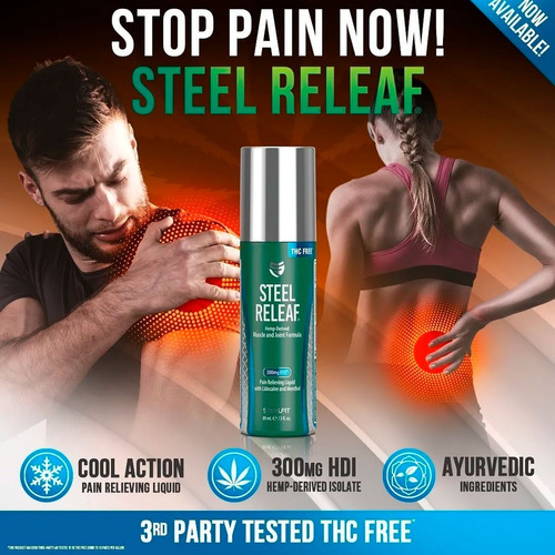 Steel Fit Releaf 89 Ml Alivia El Dolor Muscular Y Articular