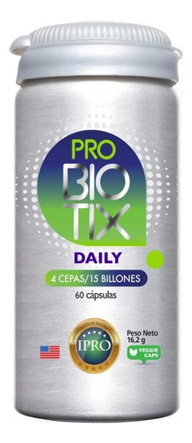 Suplemento en 60 capsulas Newscience  ProBiotix Daily probiotico