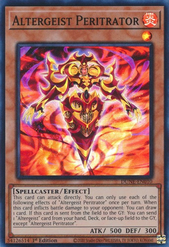 Altergeist Peritrator (dune-en010) Yu-gi-oh!