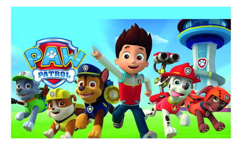 Pendón Paw Patrol Cumpleaños