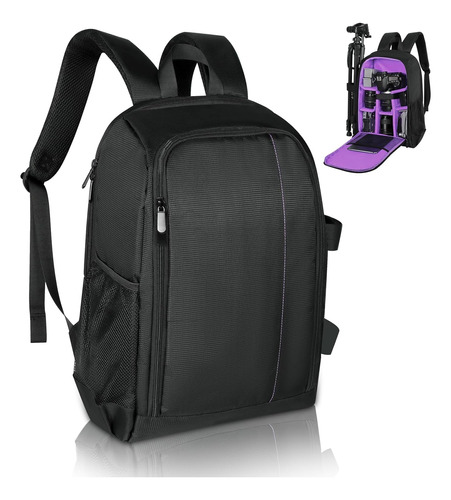 Mochila Para Cámara Dslr Slr Con Soporte Para Trípode, Funda