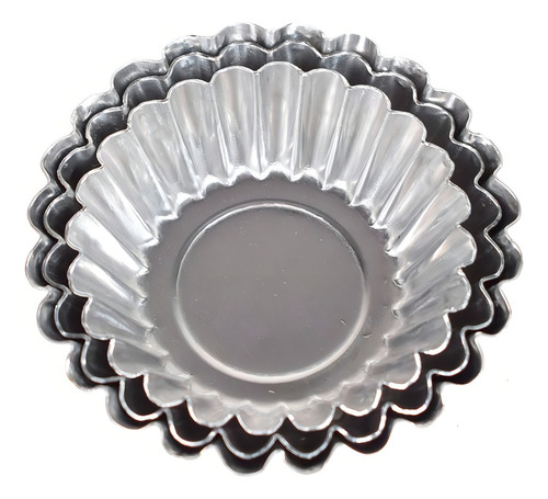 Kit de 6 tartas dulces con forma rizada, base fija profesional