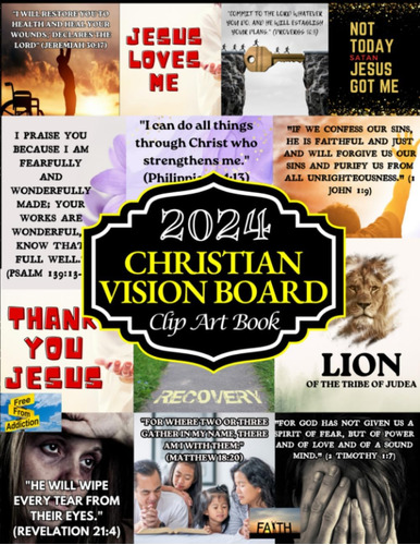 Libro: Christian Vision Board Clip Art Book: Christian Visio