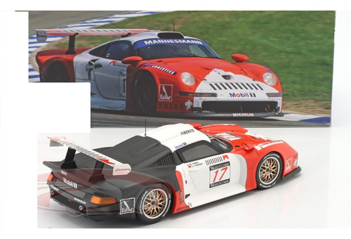 Porsche 911 Gt1 # 17 Fia Gt Nurburgring Von Gartzen Esc 1/18