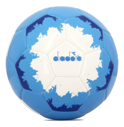 Diadora Pelota Futbol Doha Ii N°5 - Blanco/azul Color Blanco - Azul