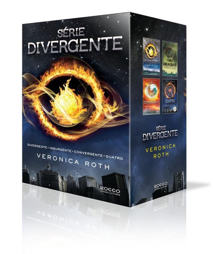 Box Divergente (4 Volumes), de Roth, Veronica. Editora Rocco Ltda, capa mole em português, 2015