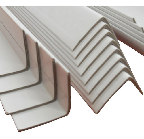 Esquineros Carton Prensado Blanco  De 1.40 Mt Pack X 25