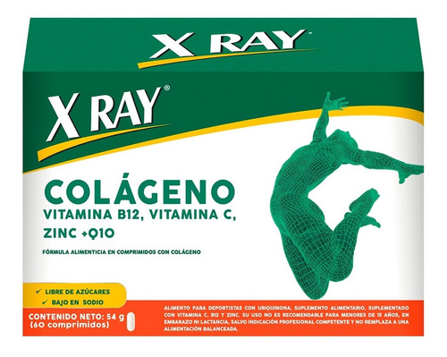 X Ray Colágeno 60 Comprimidos