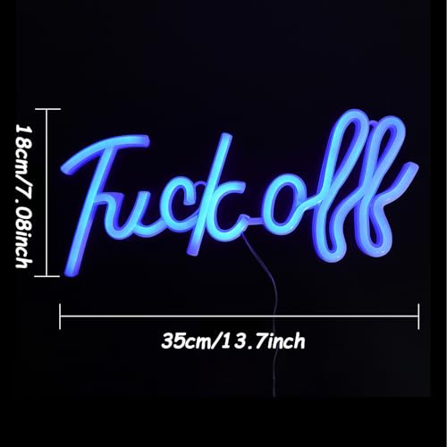 Letrero De Neón Azul Para Decoración De Pared, Funciona Con