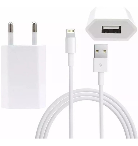 Cargador De iPhone Original Pared + Cable Usb Lightning 1m®