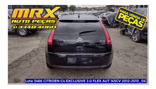 Sucata Citroen C4 Exclusive 2.0 Flex Aut 143cv 2013 Pecas