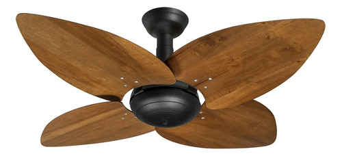 Ventilador De Teto Venti-delta Aspen Preto Imbuia 110v