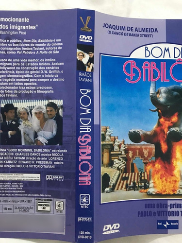 Dvd Filme Bom Dia Babilônia 1987 Irmãos Taviani | MercadoLivre