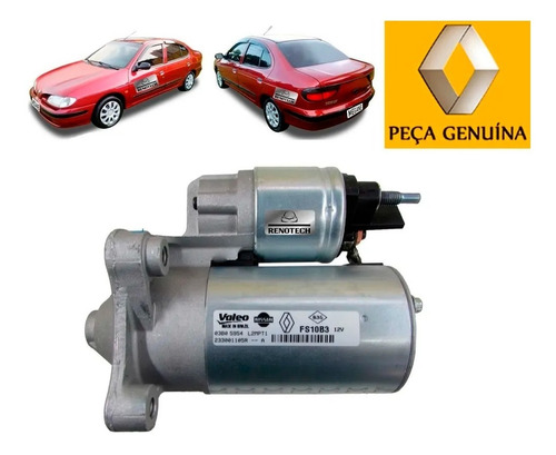 Motor De Partida Megane Sedan 1.6 16v 1999 A 2005 233001105r