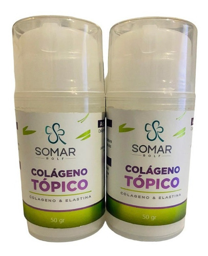 2 Colagenos Topicos Somar Rolf 50gr