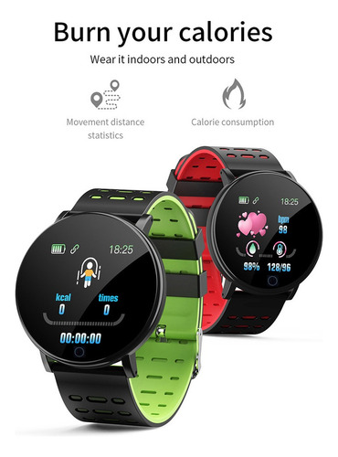 Reloj Inteligente Pantalla Color Bt Deportes Ip68 Impermeabl
