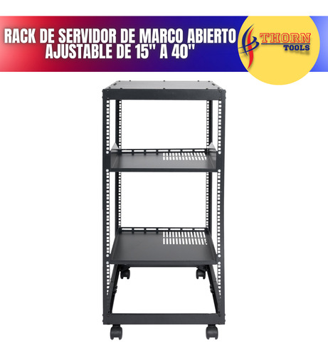 Rack De Servidor De Marco Abierto De 20u Para Montaje Libre