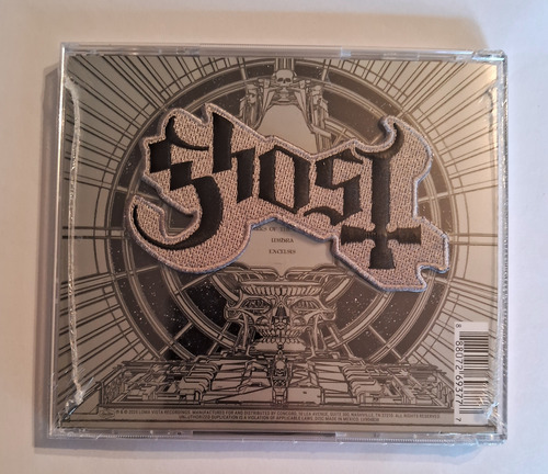 Ghost Skeleta Cd Usa C/ Parche Exclusivo Target 2025 Nuevo Edición Limitada
