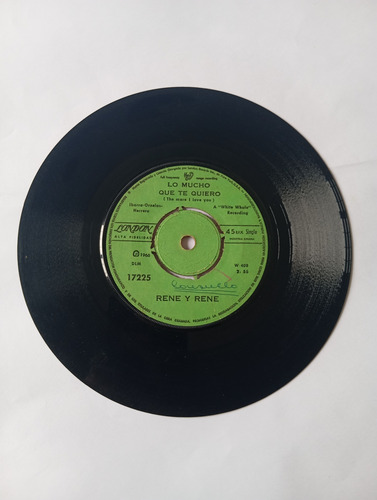 Vinilo Single Rene Rene - Lo Mucho Que Te Quiero ( T5 (Usado)