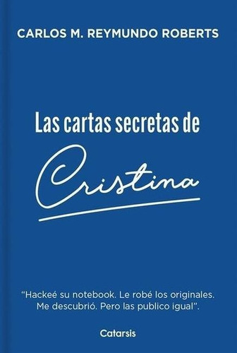 Libro Las Cartas Secretas De Cristina - Catarsis 