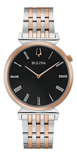 Relógio Masculino Bulova Regatta Slim Aço 98a234 Safira