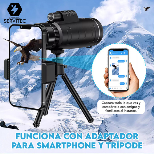 Telescopio Para Celular Con Tripode Super Zoom