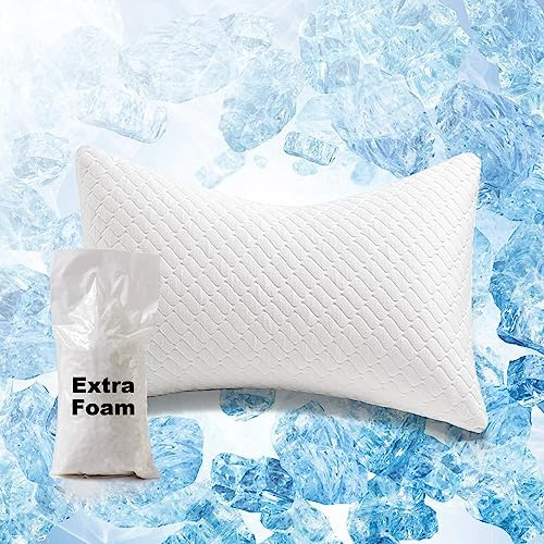 Dreamhood Cooling Memory Foam Pillow Estándar Para El 2666a