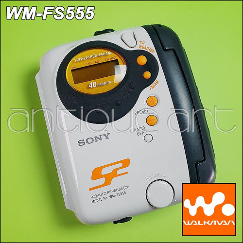 A64 Walkman Wm-fs555 S2 Sony Radio Am Fm Tv Cassette Reparar