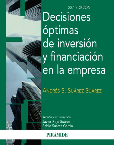 Libro Decisiones Óptimas De Inversión Y Financiación En De S