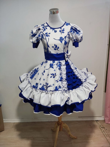 Vestido Niña Huasa/ Chinita Fiestas Patrias Chile Talla 6