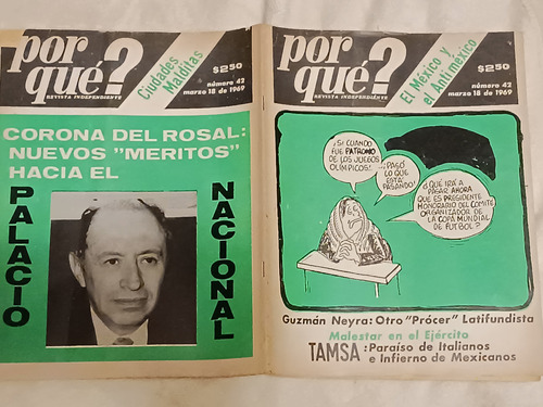 Revista Por Que? Años 60,s # 42 Del Rosal Hacia Palacio