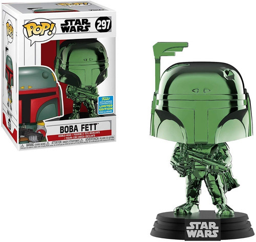 Funko Boba Fett Green Chrome (297) - Star Wars (sw)