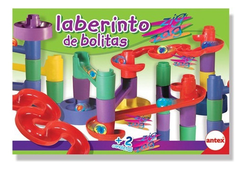 Laberinto De Bolitas Zig Zag Antex Color Multicolor