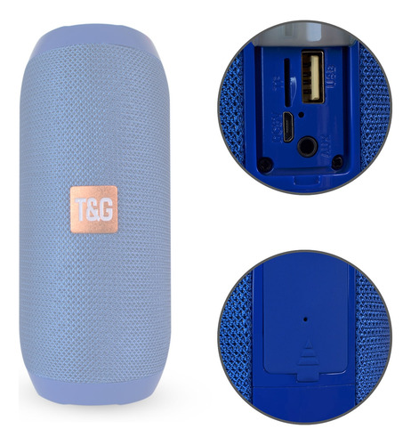 Parlante T&g-117 Bluetooth Inalámbrico Portátil