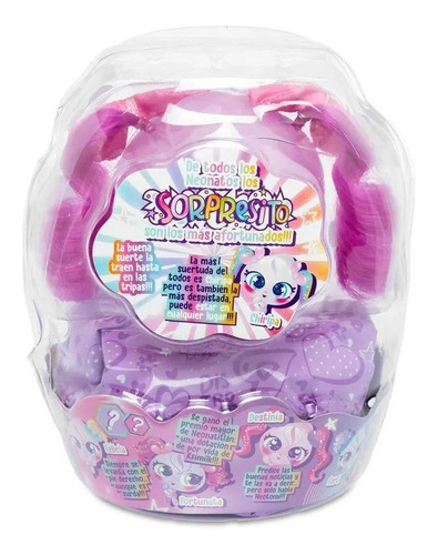Imagen 6 de 7 de Muñeco Sorpresito Fortunata Lila Distroller 993007