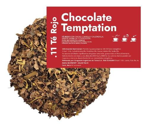 Te En Hebras Hora De Blendear X 250g - .11 Choco Temptation