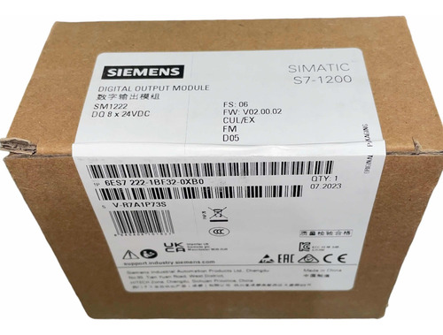 Siemens 6es7222-1bf32-0xb0 Simatic S71200 Modulo De Salidas