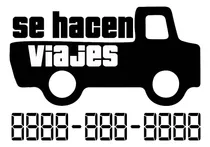 Comprar Se Hacen Viajes Y Mudanzas Calcomanias, Etiquetas, Sticker