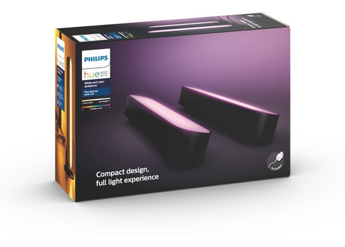 Imagen 1 de 6 de Philips Hue Play Kit Base 2 Barras + Fuente Techcel Nuevo