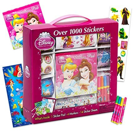 Disney Princess Etiqueta Gigante Box Set De Actividades ~ Du