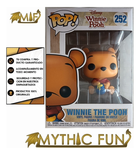 Funko Pop Winnie The Pooh - Winnie The Pooh 252 (Usado)
