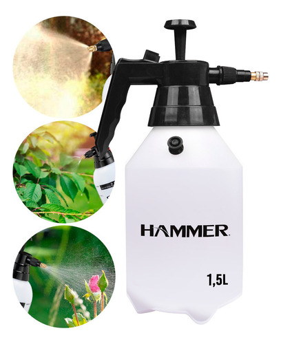 Pulverizador Borrifador 1,5 Litros Hammer Alta Pressão