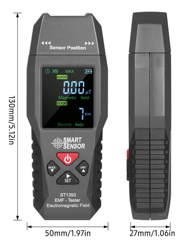Smart Sensor St1393 Medidor Emf Campo Electromagnético Emf